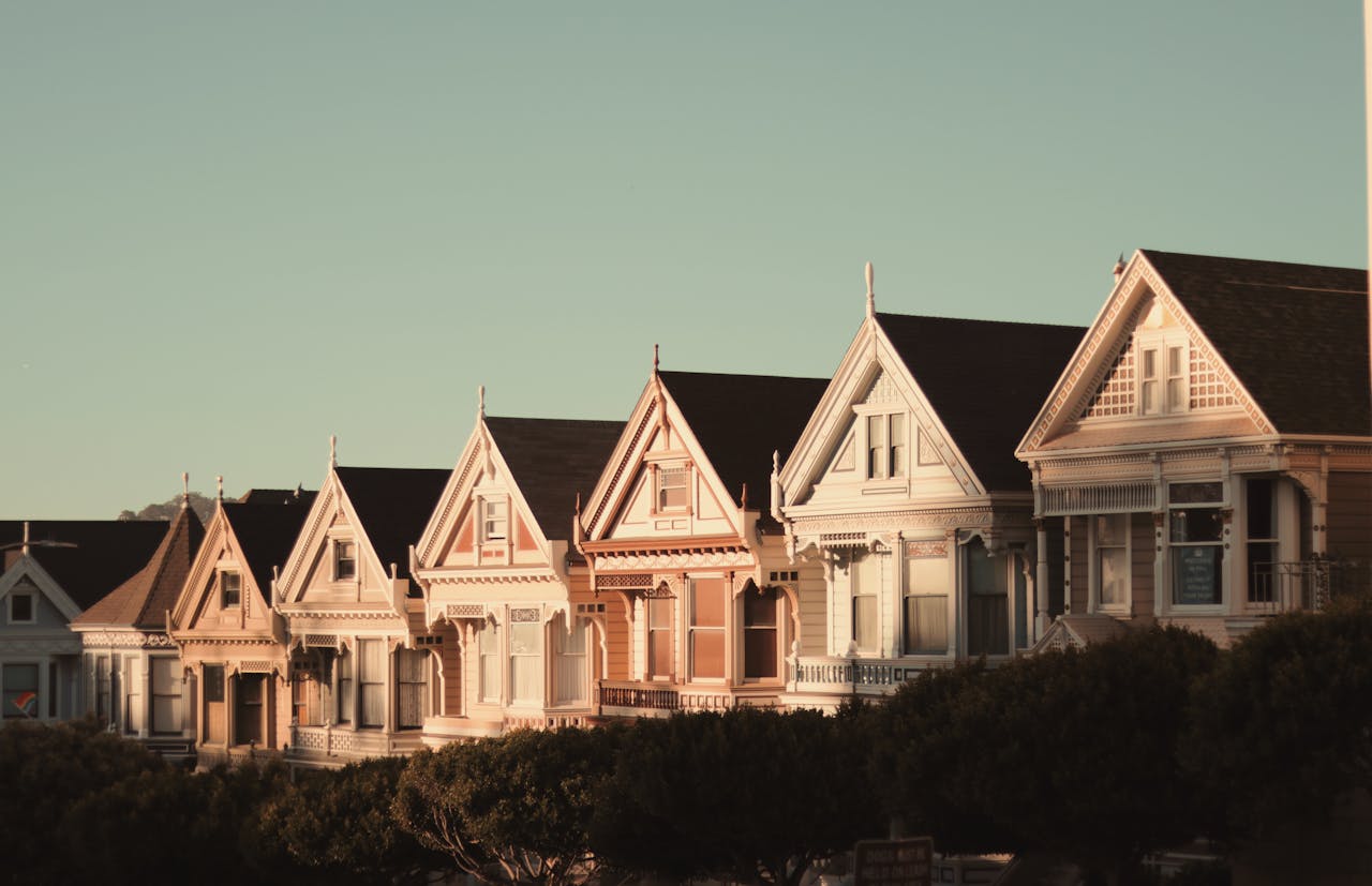 Brown and White Wooden House